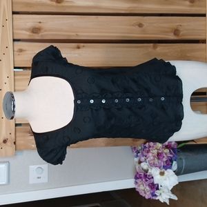 Cynthia Steffe Black Blouse